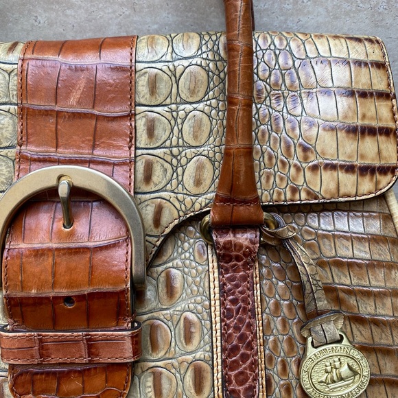 Brahmin Torey Tri Color Handbag - Picture 4 of 14